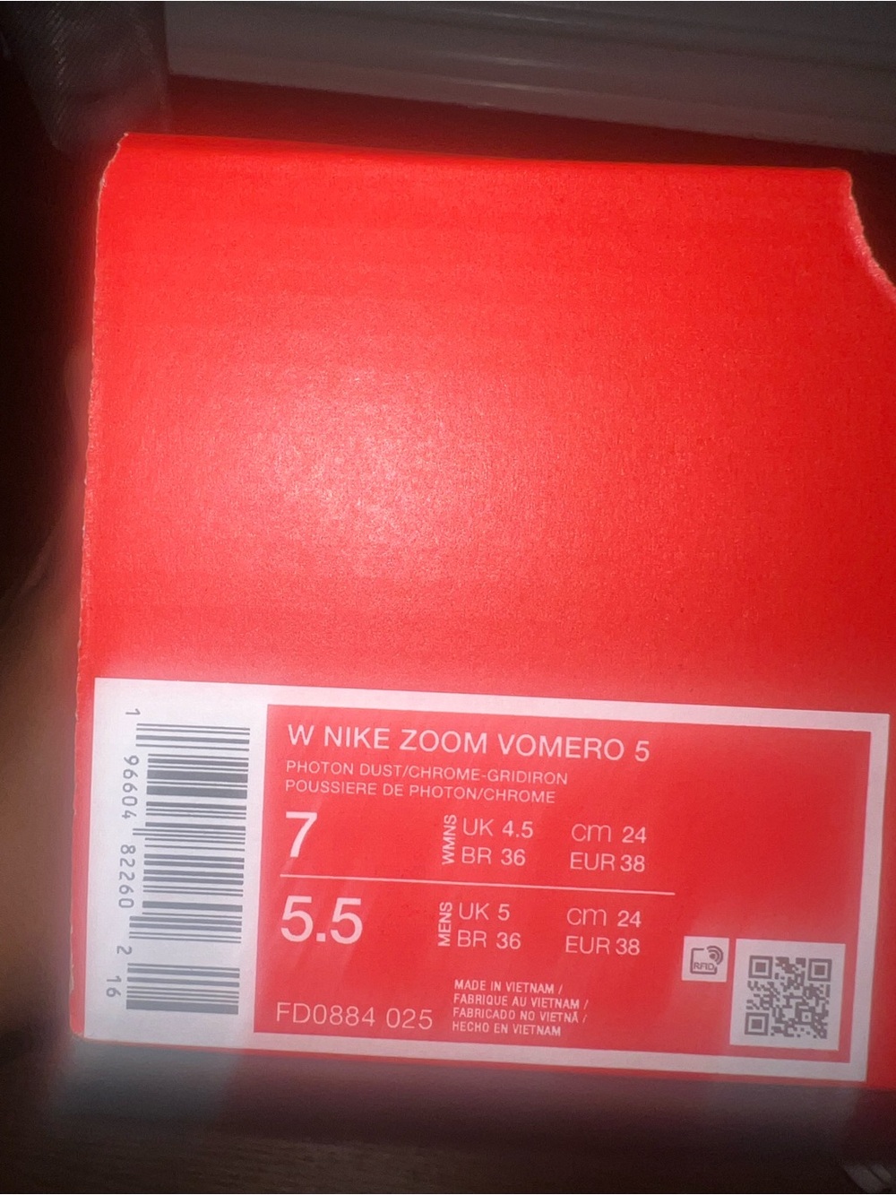 Nike Zoom Vomero 5 Photon Dust Metallic Silver FD0884-025 Women’s Size 7 NEW - Picture 7 of 8